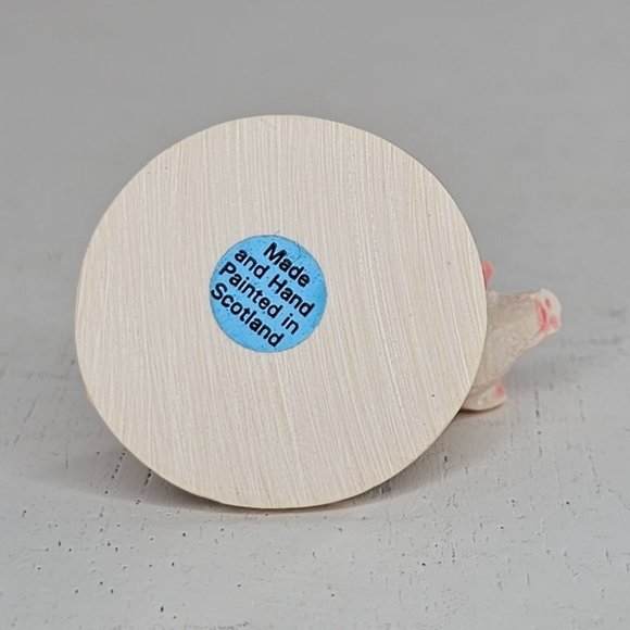 Vintage Peter Fagan Pig Mom Piglets Miniature Figurine Scotland *CHIP* - Picture 6 of 10